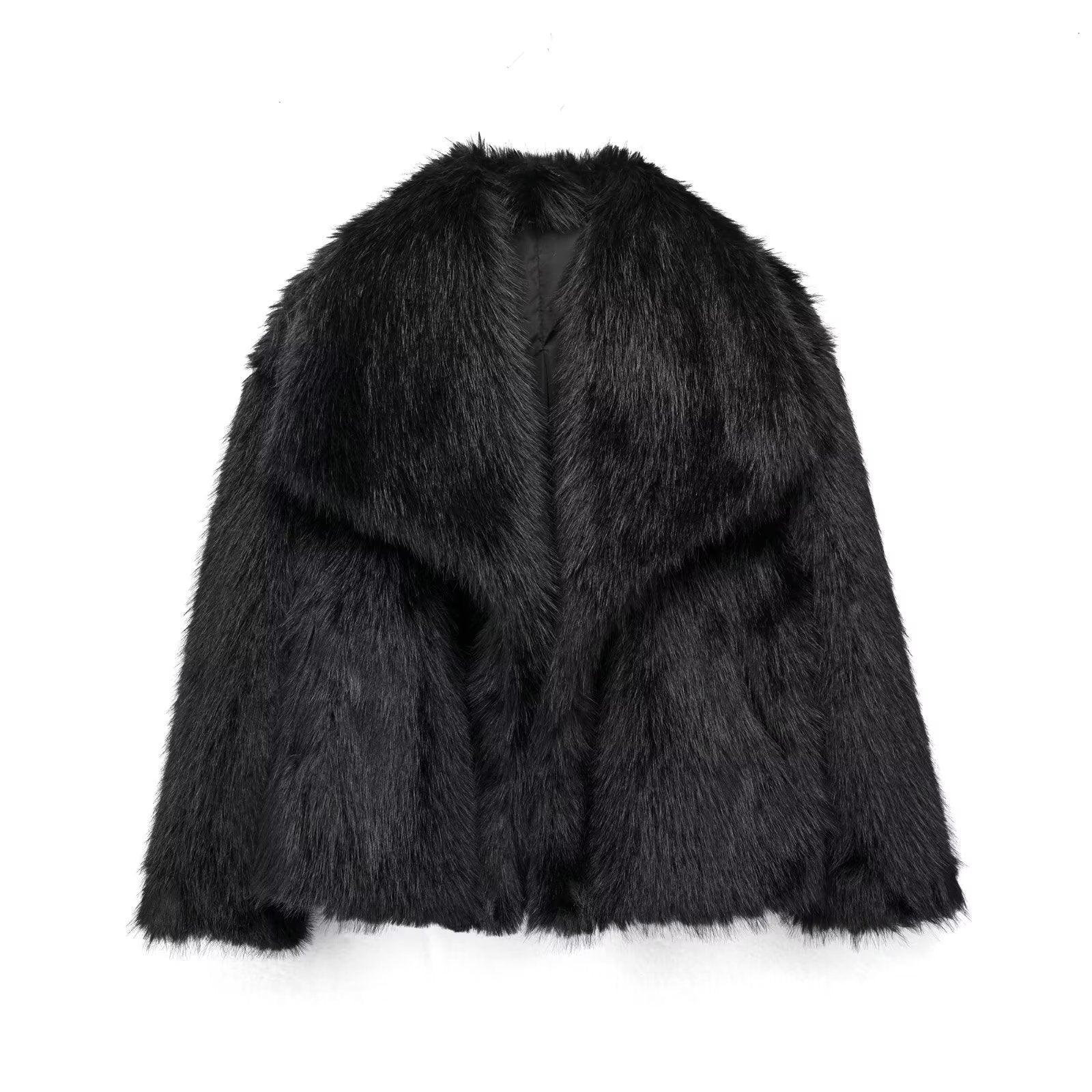 Ebba – Veste en Fourrure Végane Élégante