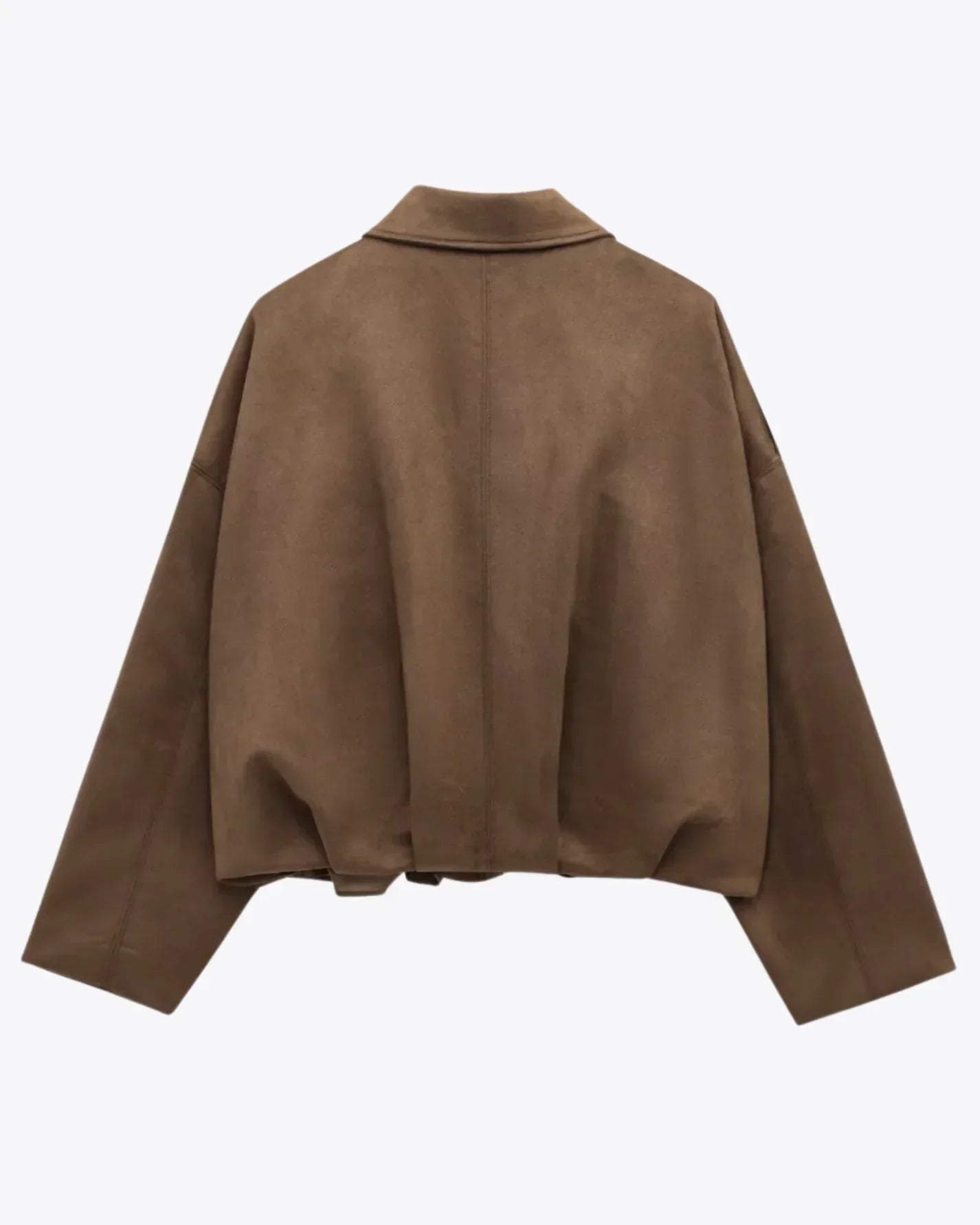 Fabiane | Veste Oversize en Suède pour Femmes – Chaude & Élégante
