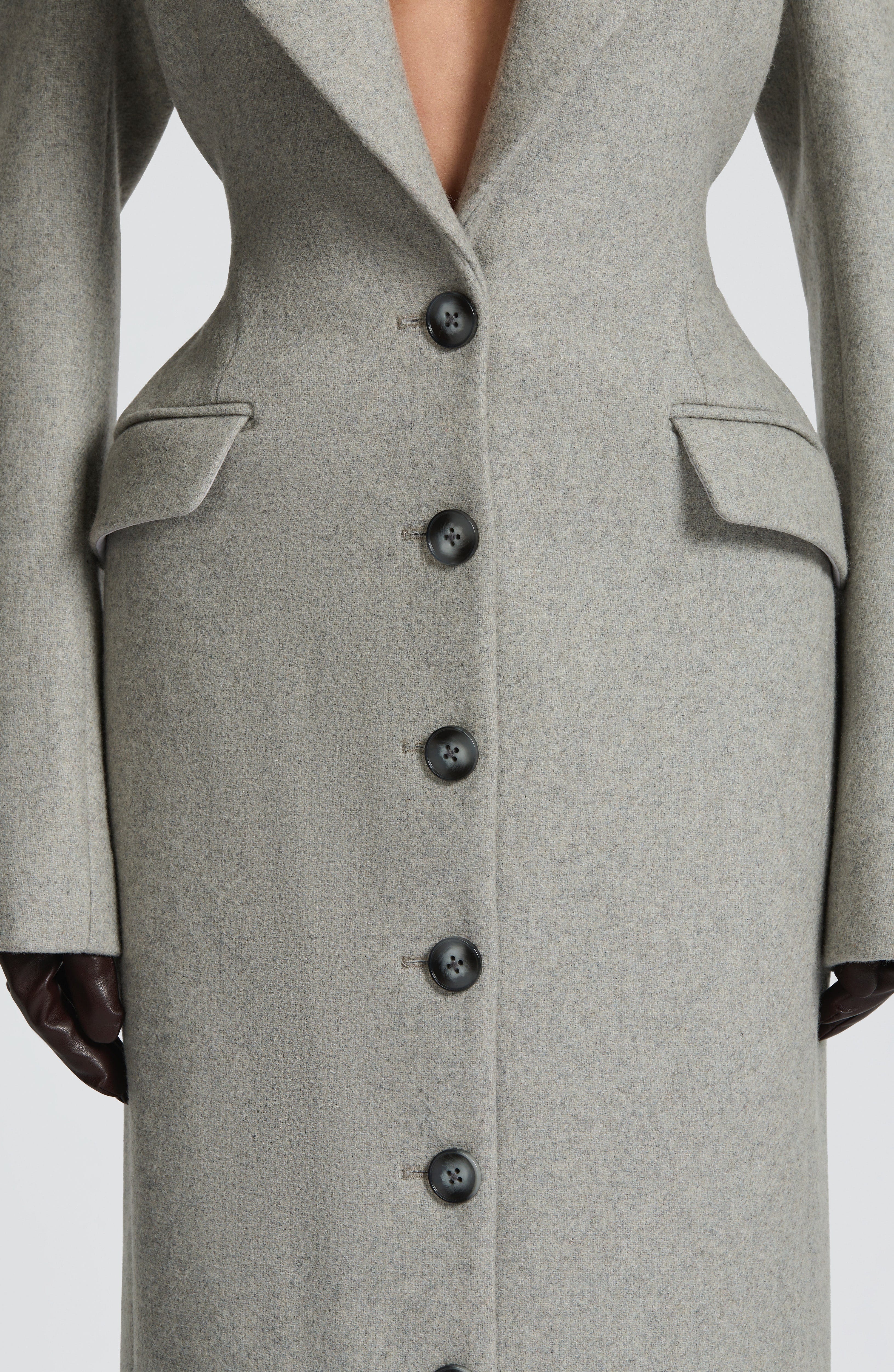 Manteau Ursula - Gris Clair