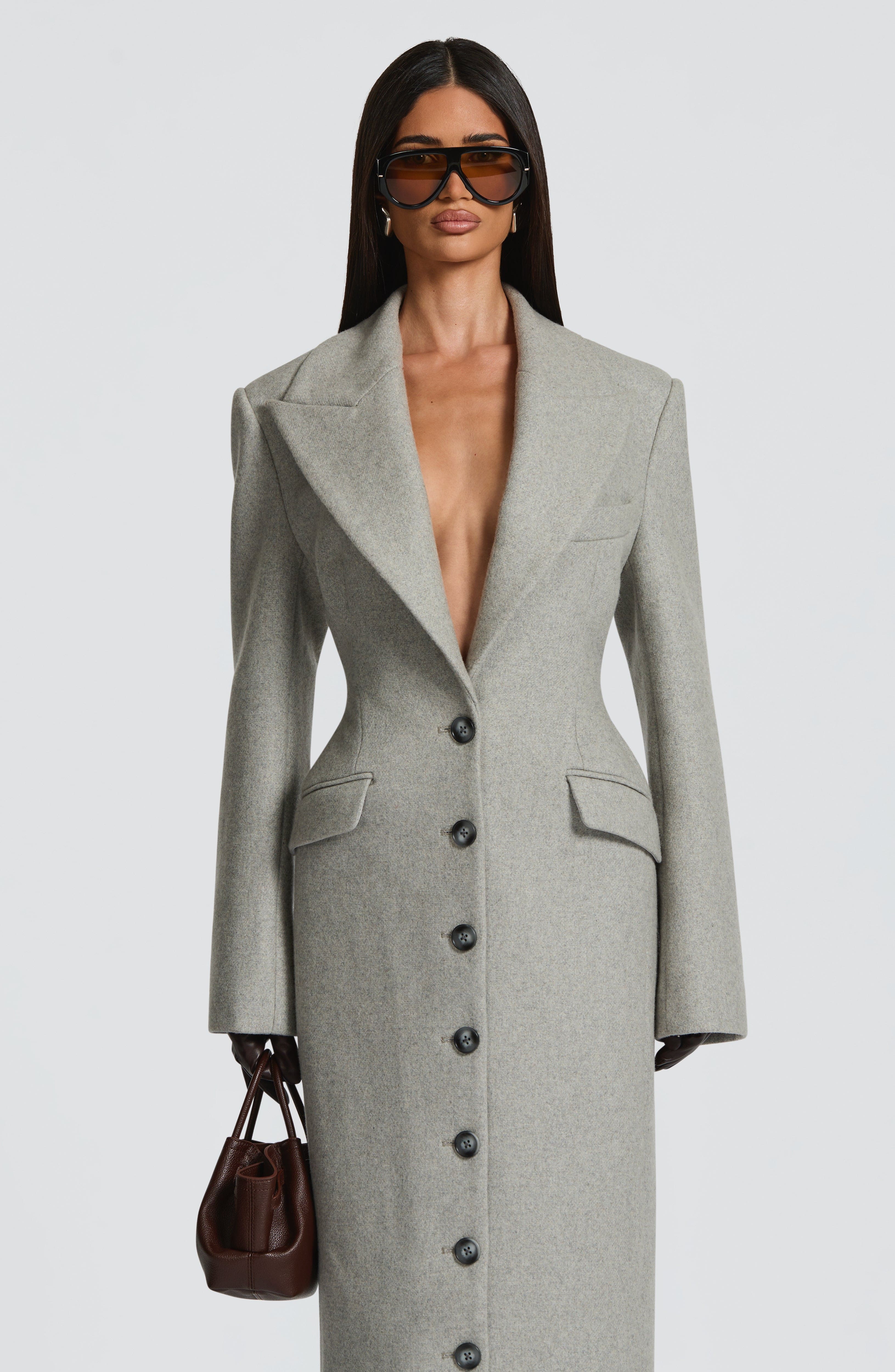 Manteau Ursula - Gris Clair