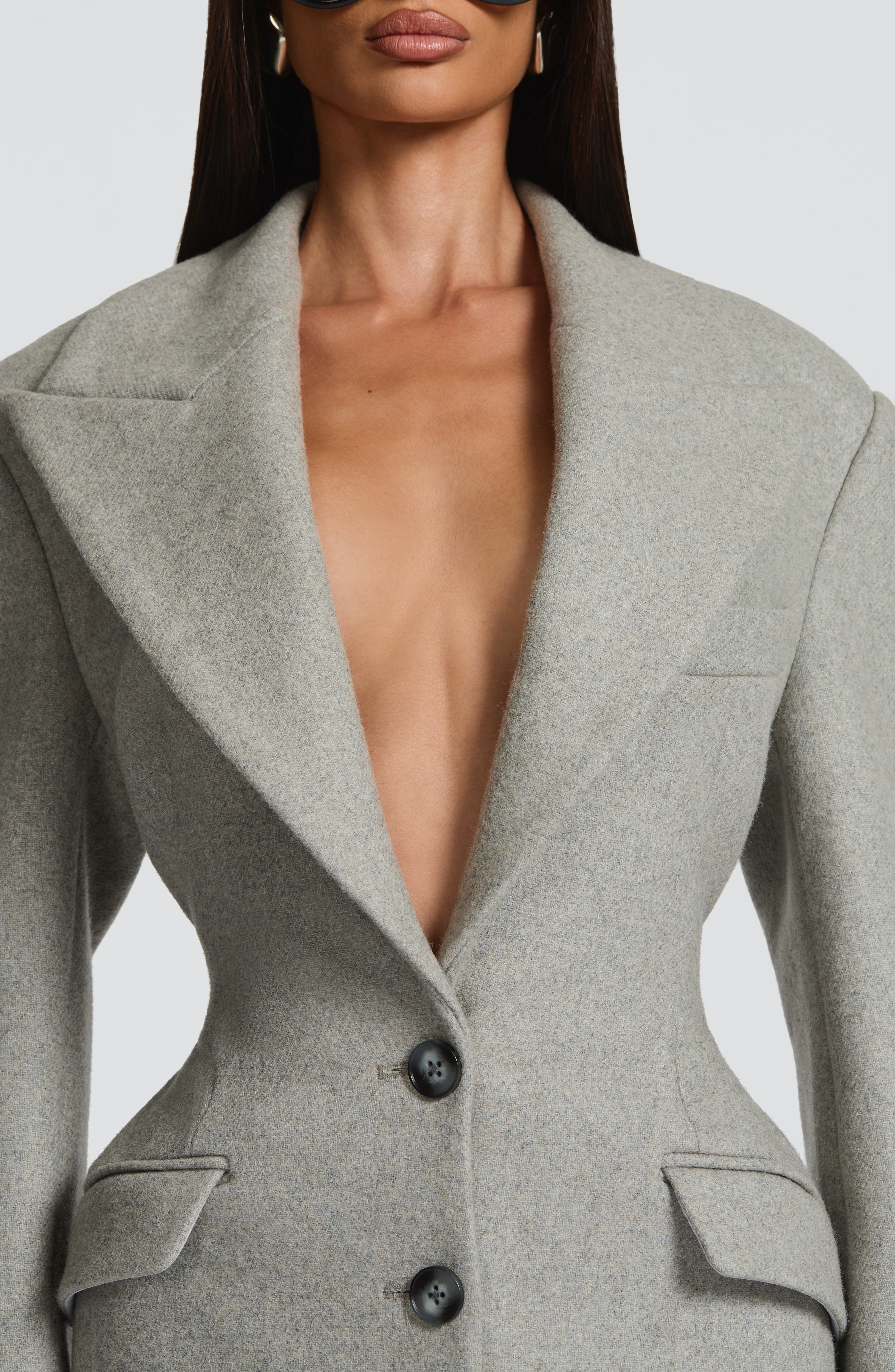 Manteau Ursula - Gris Clair