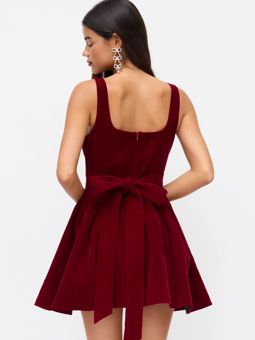 Robe Mini Velours de Saint-Valentin