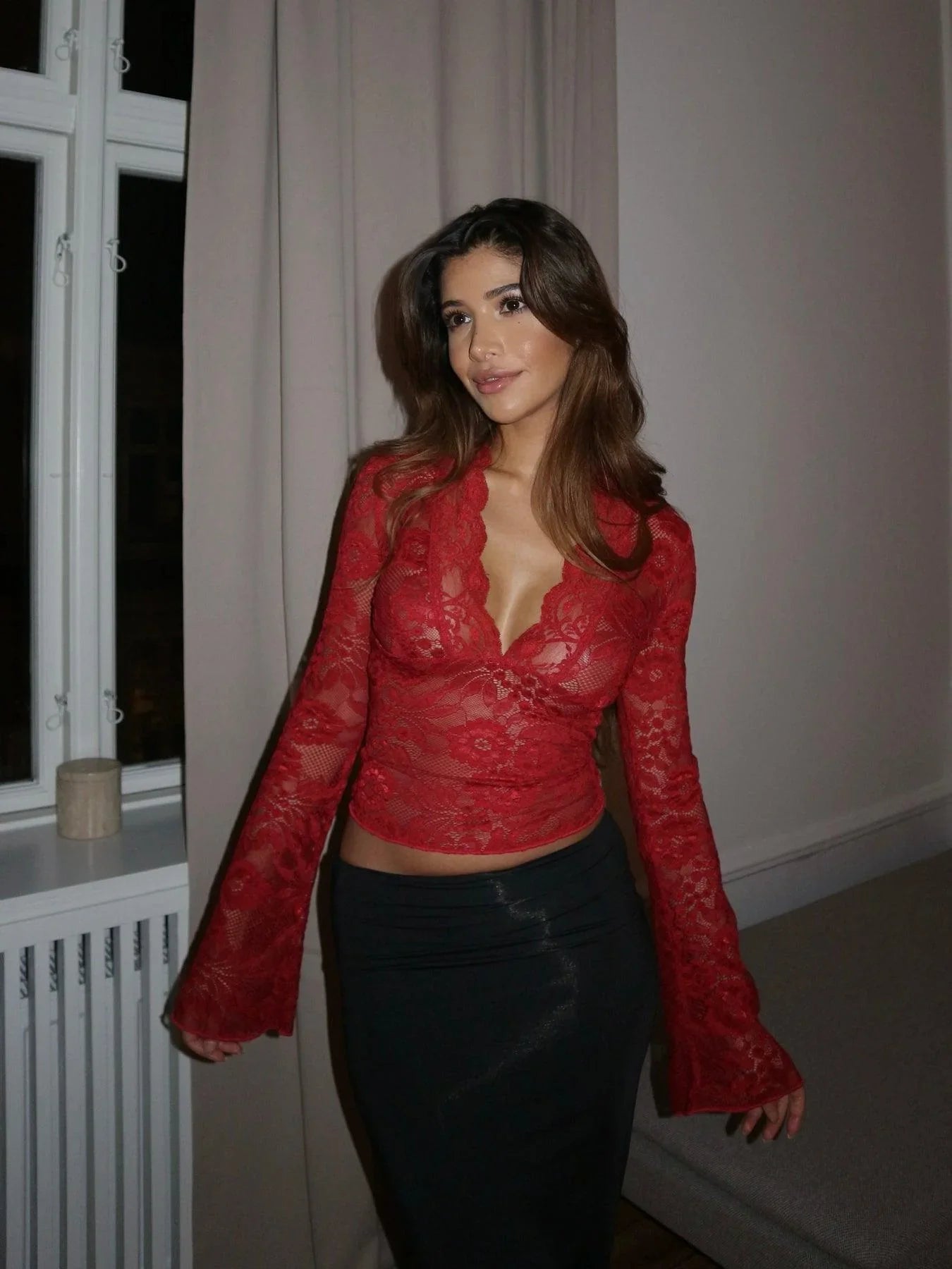 Florine - Haut en dentelle basique et joli