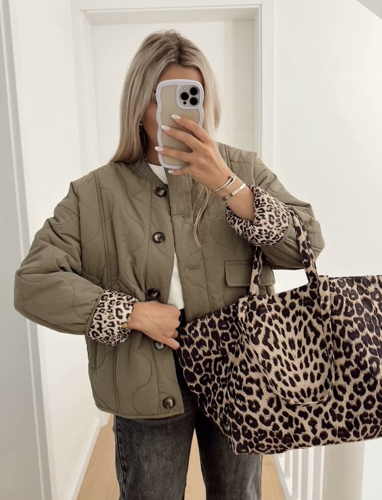 Leonne | Veste Luxe Imprimé Léopard