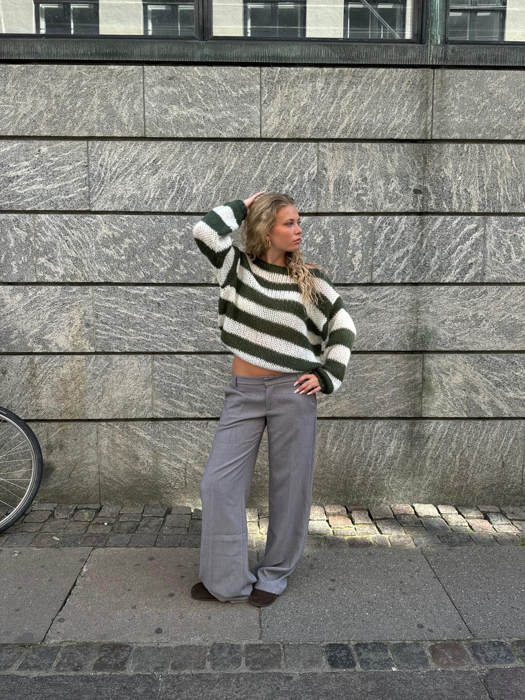 Evelina - Pull Rayé Tricoté