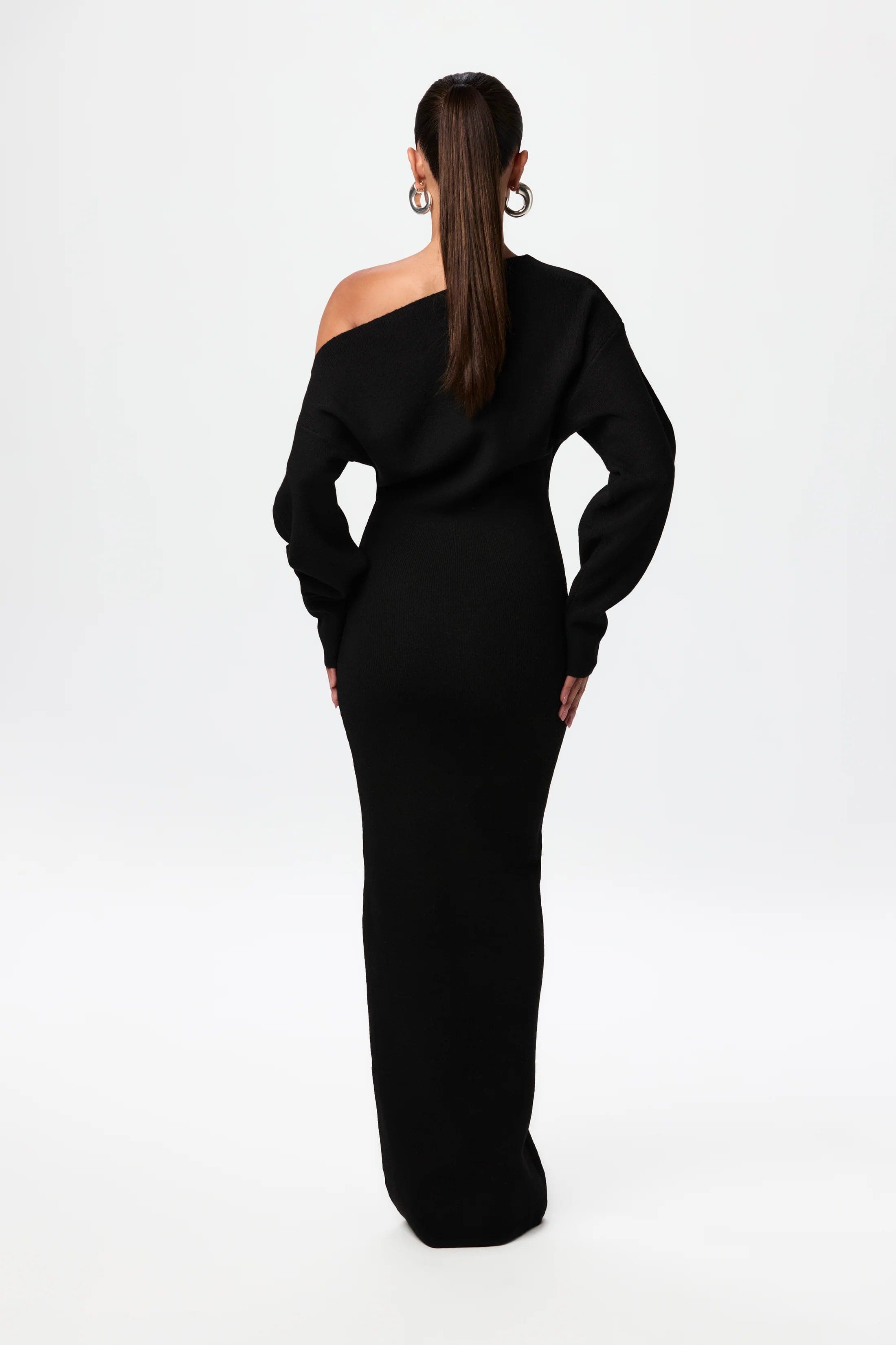 Robe Maxiknit Selma - Épaules Nues