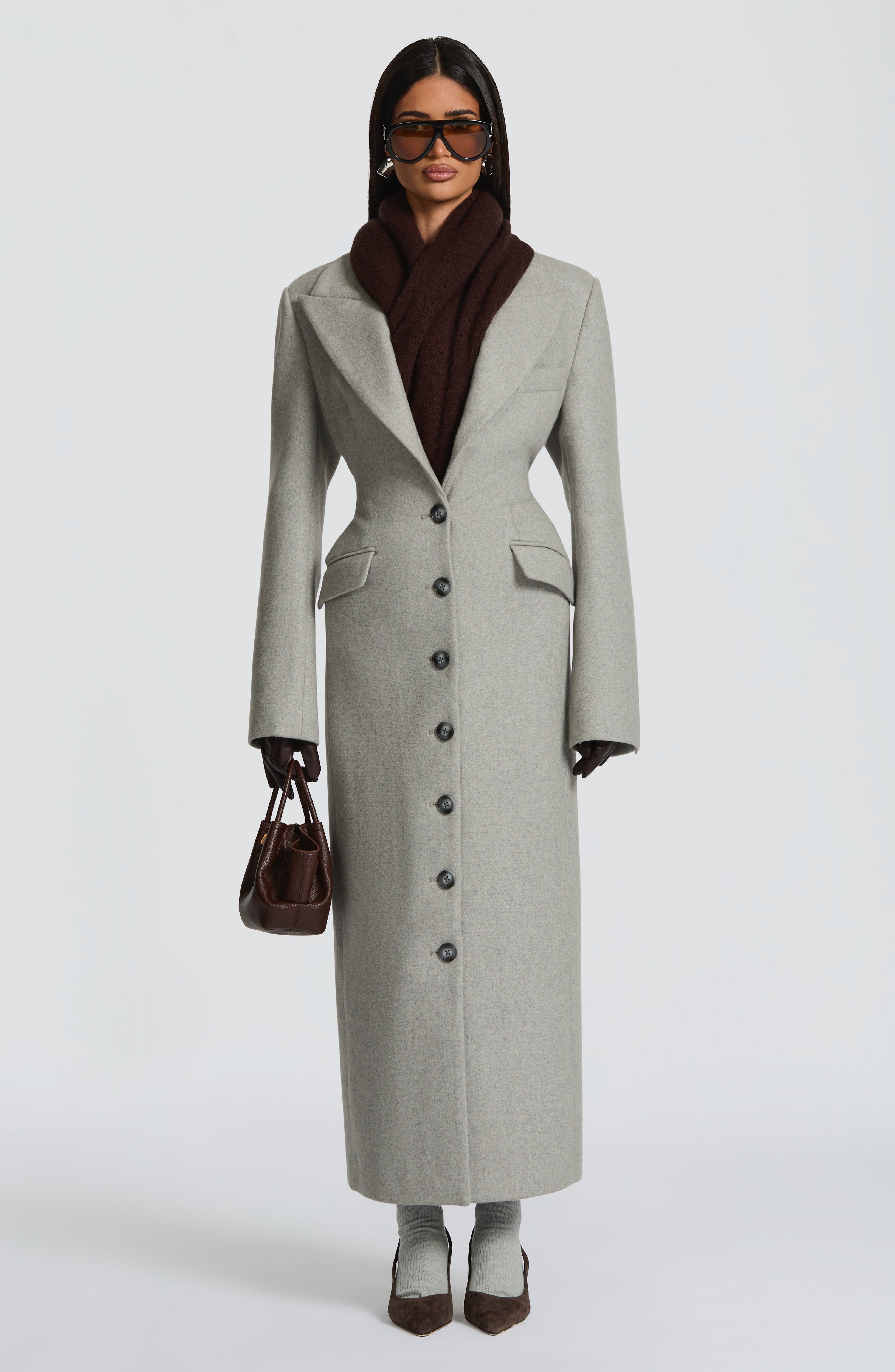 Manteau Ursula - Gris Clair
