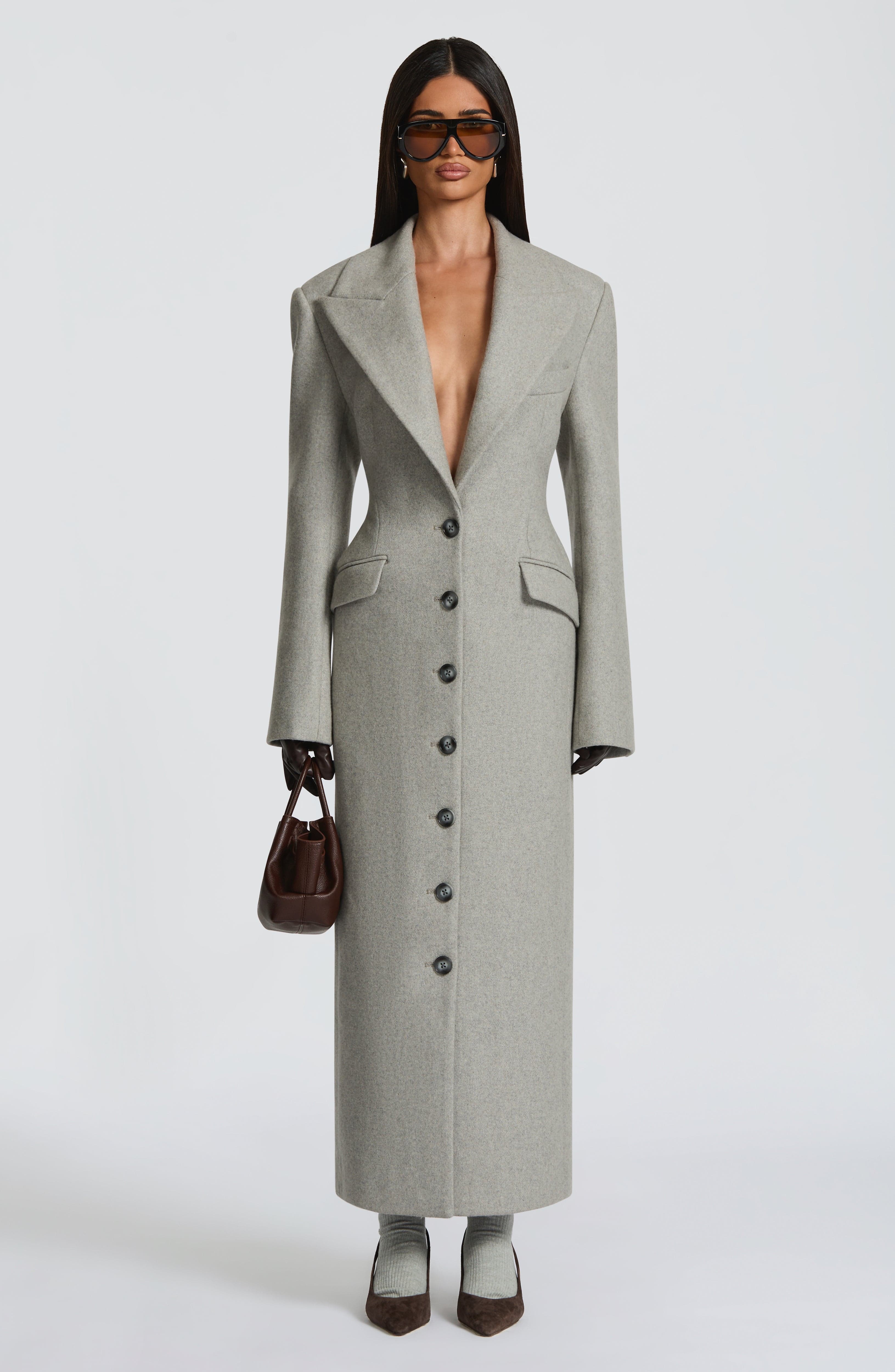 Manteau Ursula - Gris Clair