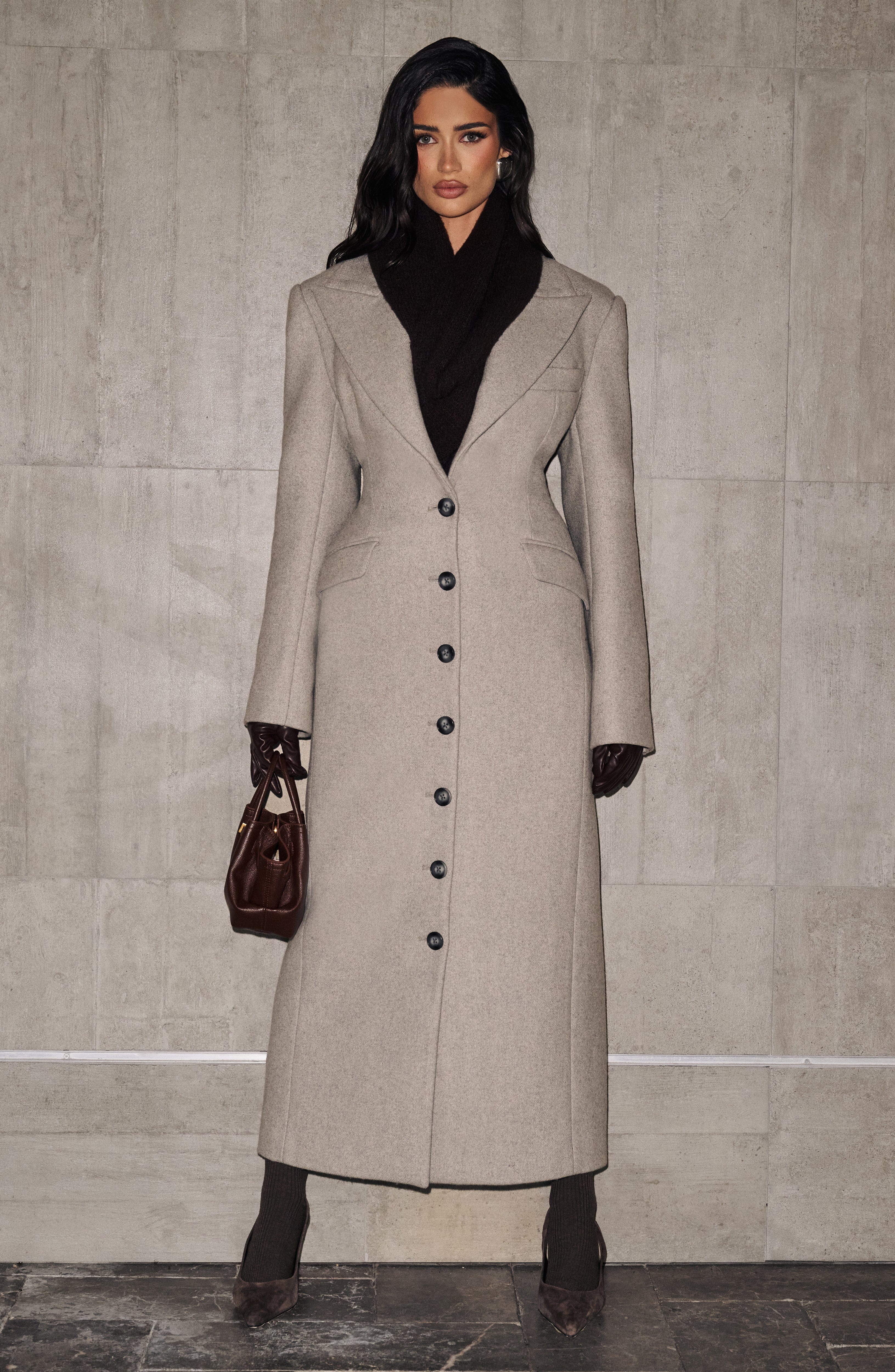 Manteau Ursula - Gris Clair