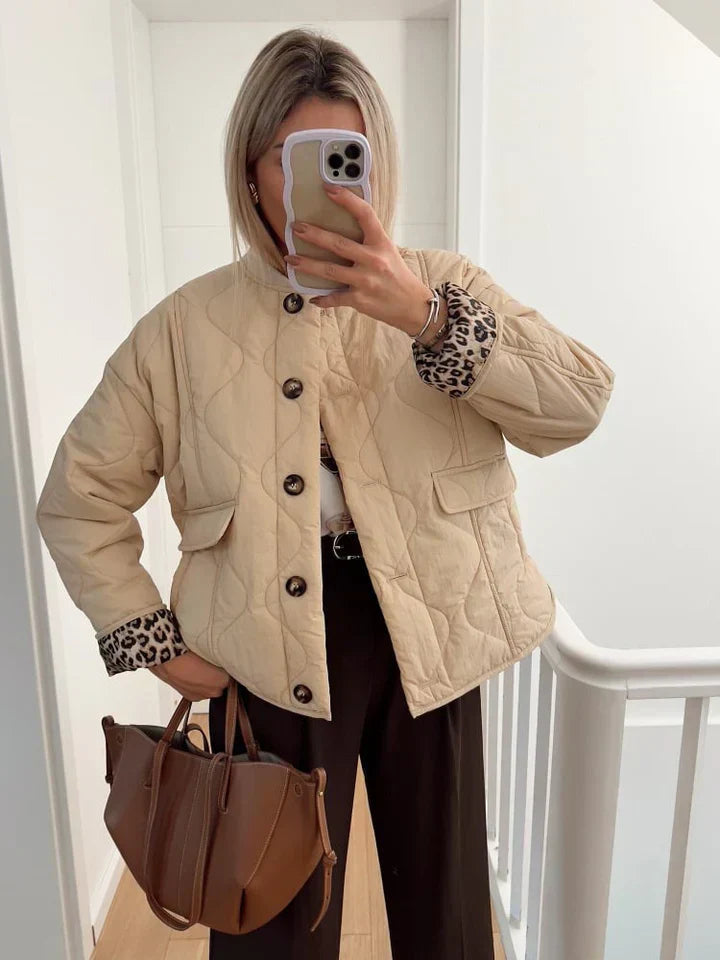 Leonne | Veste Luxe Imprimé Léopard